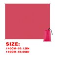 thumbnail image 4 of Beautynvta Picnic Blanket Beach Blankets, 55.12''x59.06'' Waterproof Sandproof Beach Mat, Camping Portable Travel Blanket Play Mat for Outdoor, Hot Pink, 4 of 4