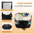 thumbnail image 4 of Bolsa de Playa de Malla onemoky Extra Grande para Mujeres con 6 Bolsillos, 4 of 9