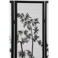 thumbnail image 2 of Roundhill Furniture 3-Panel Oriental Shoji Screen/Room Divider in Black, 2 of 4