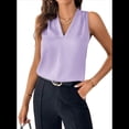 thumbnail image 1 of Camisetas Sin Mangas Plisadas para Mujer, Color , Talla S, 1 of 4