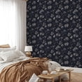thumbnail image 3 of Tempaper Sun-Bleached Floral Midnight Peel and Stick Wallpaper, 20.5" x 16.5', 3 of 7