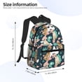 thumbnail image 4 of Vsdgher Labrador Retriever Dog Print Unisex Large Capacity Bookbag Schoolbag Casual Daypack for High School/College/Teens/Travel/Work, 4 of 8