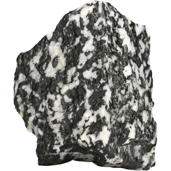 Black & White Tourmaline Raw Crystals and Healing Stones (1 Piece)