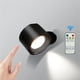 thumbnail image 3 of Luces de lectura LED montadas en la pared, apliques de pared con 3 temperaturas de color y 3 niveles de brillo Batería recargable Bola magnética Rotación de 360 ​​° Control táctil, 3 of 5