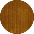 thumbnail image 1 of Ahgly Company Indoor Round Abstract Yellow Contemporary Area Rugs, 8' Round, 1 of 4
