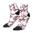 thumbnail image 2 of Bingfone Cherry Blossoms Design Patterned Men'S Women'S Casual Cotton Socks, 2 of 9