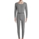 thumbnail image 1 of Conjunto de ropa interior térmica para hombre, calzoncillos largos con forro polar suave, capa base superior e inferior cálidas para el invierno, gris, 1 of 6