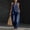 Dark Blue, variant on Women's Short Sets Sleeveless V Neck Top Casual Outfits for Women Dressy Outfits for Women Vest Pants Set for Women V Neck Vest Summer Sets Beach Set Vacation Outfits for Women Wide Leg Pants