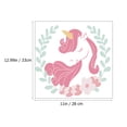 thumbnail image 2 of 1PC Adorable Cartoon Wall Sticker Kindergarten Unicorn Pattern Wall Decal (Pink）, 2 of 7