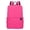 Pink, variant on XINXIAOO Student Backpack with Solid Color Design, Lightweight Comfortable Shoulder Straps for Outdoor Travel