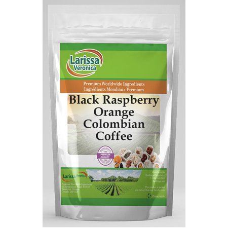 Larissa Veronica Black Raspberry Orange Colombian Coffee  (Black Raspberry Orange  Whole Coffee Beans  16 oz  3-Pack  Zin: 563516)