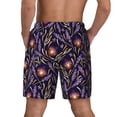 thumbnail image 4 of Goofa Lavender Flowers Printed Men's Swim Trunks Board Shorts Quick Dry Mens Swimming Trunks with Compression Liner,Breathable Fit Hawaii Beach Shorts-Large, 4 of 9