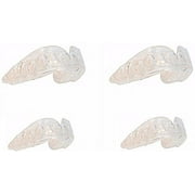 Professional Teeth Whitening Trays- 4 Pack - No BPA - Safe Clear Color - No Color Additive - Precision Fit Material- Fit Any Mouth Size - Moldable - Custom Fit - Free carrying case included
