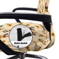thumbnail image 5 of Xoenoiee Rooster Chicken Sunflower Print Office Chair Cover One Piece Water Resistant Stretch Jacquard Computer Chair Slipcover with Elastic Bottom for Armrest Chairs, S, 5 of 7