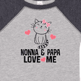 thumbnail image 4 of Inktastic Nonna and Papa Love Me Grandchild Kitty Girls Baby Bodysuit, 4 of 5