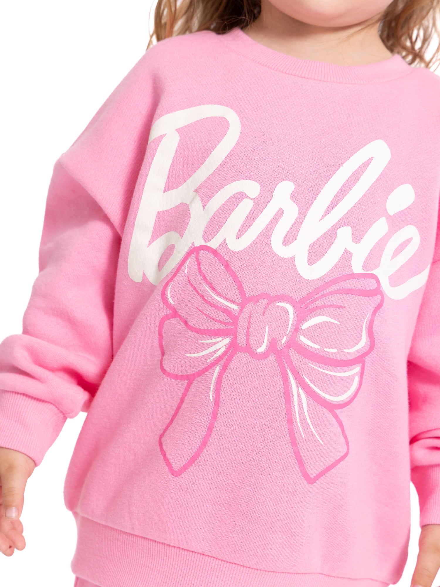 Barbie Toddler Girls Graphic Sweatshirt and Joggers Set, 2-Piece, Sizes 12M-5T