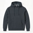thumbnail image 7 of Xidunhg Mens Hooded Henley Sweatshirt Casual Long Sleeve Drawstring Waffle Knit Pullover Hoodies Dark Grey M, 7 of 7