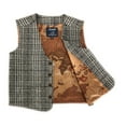 thumbnail image 2 of Gioberti Kids and Boys 3pc Tweed Vest with Matching Cap and Bow Tie, 2 of 6
