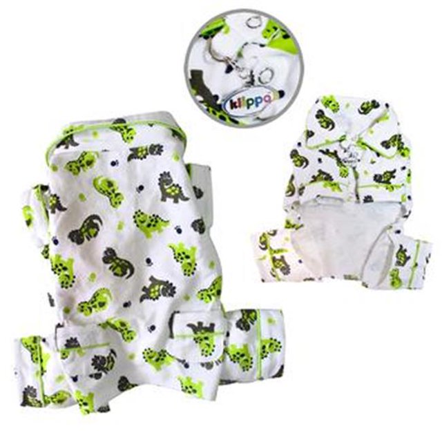 Klippo KBD074-L Playful Dinosaurs Dog Pajamas - Large
