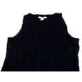 thumbnail image 2 of Bar Iii Womens Crewneck Crepe Bodysuit, Black, Size Small, 2 of 2