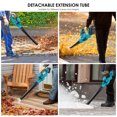 thumbnail image 2 of ALILYY Leaf Blower Cordless 350CFM Electric Leaf Blower with 2.0Ah Battery for Lawn Care,Blue, 2 of 11