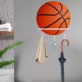 thumbnail image 4 of 2 Pcs Étagère Murale de Présentation de Basketball Support de Soccer en Métal Porte-Balles Multi-Usage Étagère à Balles, 4 of 8