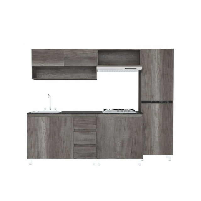 Cocina Integral OLIVO Con Parrilla Premium Minimalista
