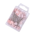 thumbnail image 1 of yuksok 80 Pieces Straight Pins Positioning for Graduation Ceremonies Garment Making pink, 1 of 9