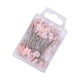 thumbnail image 1 of 80 alfileres rectos para coser, accesorios de costura para tejer, alfiler de posicionamiento portátil para acolchado, para confección de ropa y tela. rosa, 1 of 8