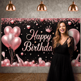 thumbnail image 4 of Gold Balloon Happy Birthday Banner Decorative Design Crown Style for Birthday Party Celebration Indoor Decoration Event, 4 of 8