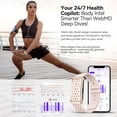 thumbnail image 6 of Smart Bracelet for Men Women, Health Activity Fitness Trackers, 24H Sleep Tracker, 24/7 Health Monitoring with Stress,SpO2,HbA1c,GPS running tracking, 170+ Sports Modes Smart Wristband with Free APP, 6 of 8