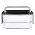 thumbnail image 5 of Tssuoun Heated Stainless Steel Insulated Lunch Container Leak-Proof Thermal Bento Box Meal Heater with Handle Food Warmer Box  Type 4, 5 of 8