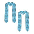 thumbnail image 2 of Haiem Dolphin Pattern Graduation Stole 2024 | Premium Satin Sash for Graduation Ceremony, 2 of 7