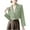 Mint Green, variant on ITSAME Blazer for Womens, Solid Color One Button Long Sleeve Lapel Fashion Cropped Suit Jacket Beige XL