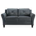 thumbnail image 5 of LifeStyle Solutions Transitional 2 Piece Sofa and Loveseat Set in Dark Gray, 5 of 10