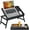 Black, variant on Bamboo Lap Desks Bed Table White Breakfast Tray with Folding Legs Kitchen Serving Tray for Notebook Computer Bed Platters Desk Snack Tray(White)