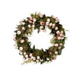 thumbnail image 2 of Valentine's Day Artificial Flower Rose Bud Vine Circle Decorative Rose Wreath, 2 of 2
