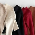 thumbnail image 7 of Diufon Baby Girls Sweaters Casual Long Sleeve Stretchy Crewneck Knitwear Fall Winter Warm Bottom Pullover Tops, 7 of 7