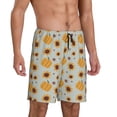 thumbnail image 2 of Rocae Fall Thanksgiving Day for Men's Soft Sleep Pajama Shorts, Waistband and Pockets-XX-Large, 2 of 6