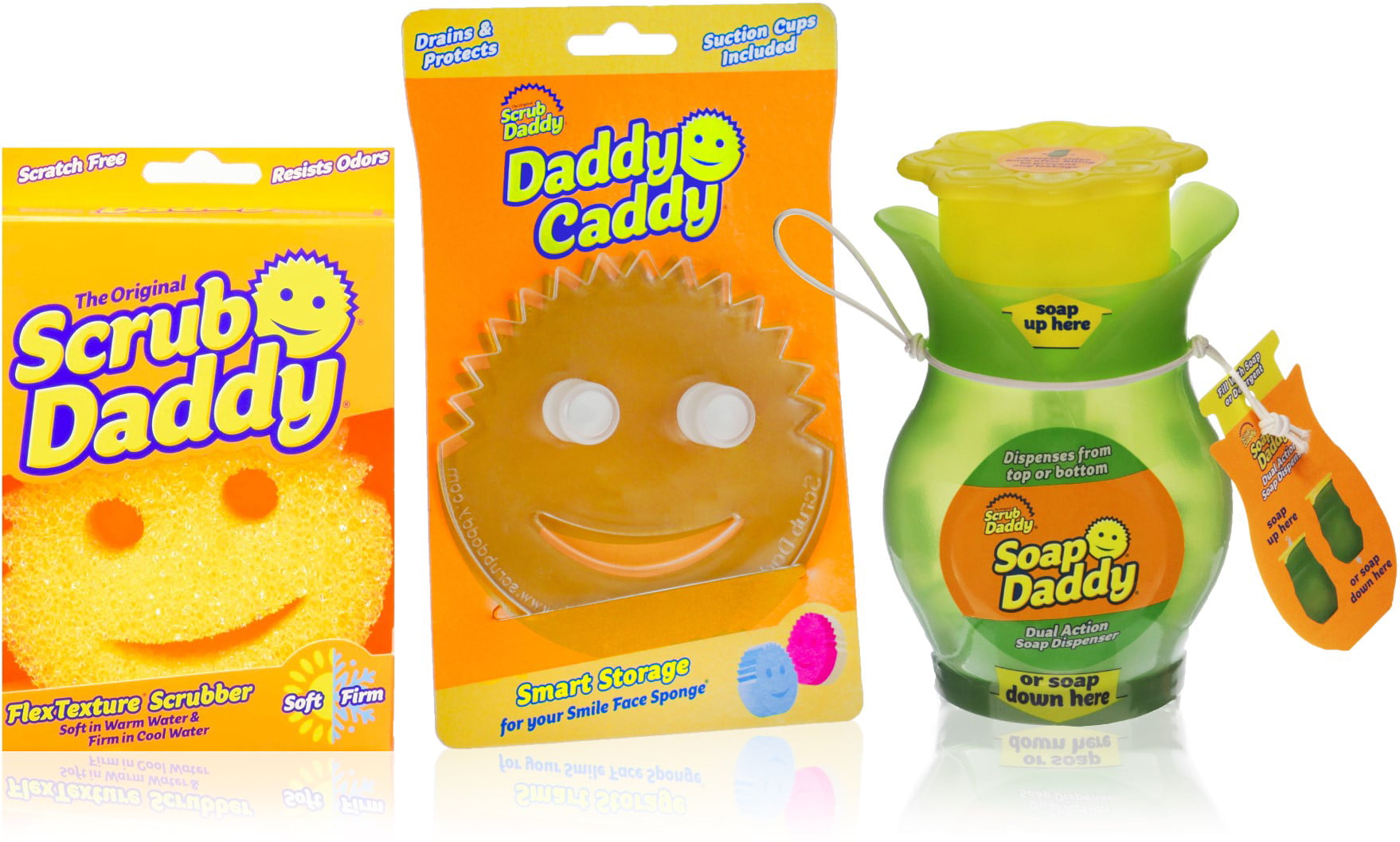 Scrub Daddy Soap Dual Action Dispenser Pack of 1 for sale online