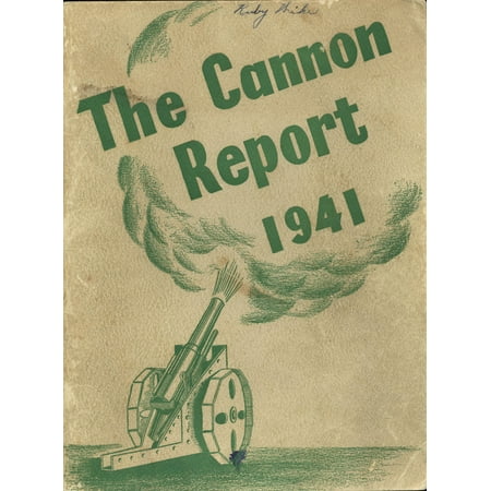(Custom Reprint) Yearbook: 1941 Cannon High School - Cannon Report Yearbook (Kannapolis, NC)