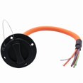 thumbnail image 3 of 2X EV Adapter 32A Three Phase Adapter Electric Vehicles Charging Adapter EV Connector Socket CCS2 Adapter with Line, 3 of 8