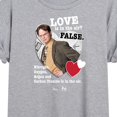 thumbnail image 3 of The Office - Love Is In The Air - Juniors Ideal Flowy Muscle T-Shirt, 3 of 5