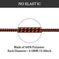 thumbnail image 3 of Endoto Shoelaces for Merrell Moab Boots Replacement Round Shoe Laces Hiking Running Shoes Strings(Color:Brown&OrangeCombo,Size:56Inch), 3 of 6