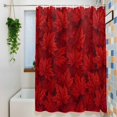 thumbnail image 6 of Maple Leaf Shower Curtain, Canada Day July 1st Waterproof Shower Curtain Set with 12 Hooks Lightweight Bath Curtains Fabric Bathroom Decor 72x78 Inches, 6 of 9
