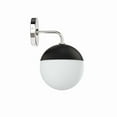 thumbnail image 2 of Stellar 1-Light Wall Sconce Opal Polished Nickel, 2 of 7