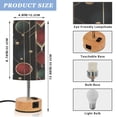 thumbnail image 2 of Touch Control Table Lamp with LED Bulb Bedside Lamp for Bedroom Living Room Geometric Shapes and Bold Lines, 2 of 8