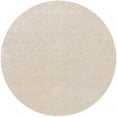 thumbnail image 1 of Ahgly Company Indoor Round Mid-Century Modern Wheat Beige Solid Area Rugs, 5' Round, 1 of 6