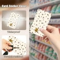 thumbnail image 3 of WWS-Debit Card Skin Stickers - 4 Pcs Coffee Martini Credit Card Skin Stickers, Brown Coffee Beans Bow Removable Waterproof Decal Cover Set for DIY Key, Transportation Cards, 3 of 4