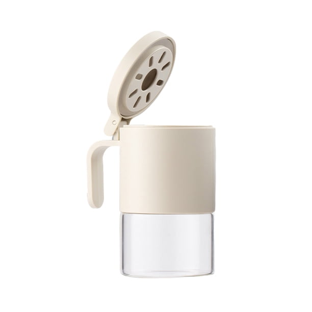 Yuarrent Tarro de especias de 230 ml, botella de condimento transparente vacía, contenedor de polvo de sabor reutilizable, encimera recargable a prueba Cocina y Comedor Beige Yuarrent HA063291-04B